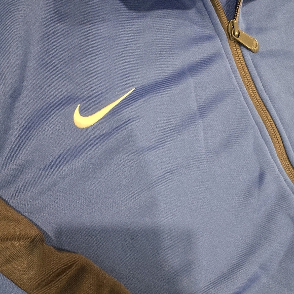 Nike Men's Blue and Brown Jacket - Picture 3 of 4
